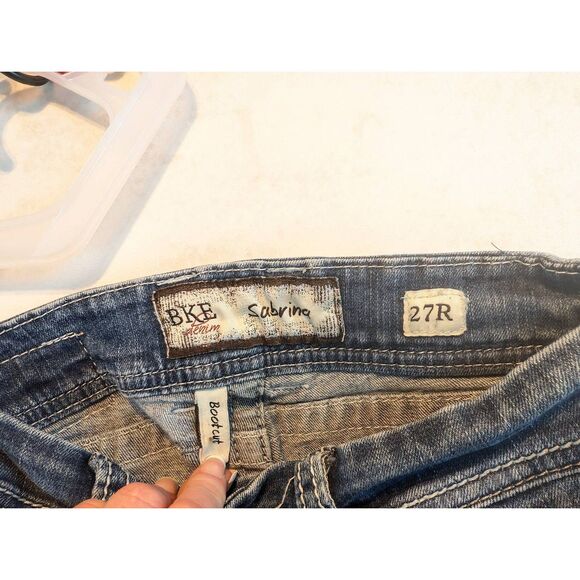 Bke Sabrina boot cut jeans size 27r * - Picture 4 of 4